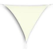 hanSe® Schaduwdoek Driehoek Waterafstotend 3x3x3 m Zonnedoek Creme