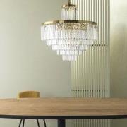 Gouden kroonluchter Fulgurant GM L200 cm - FULGURANT