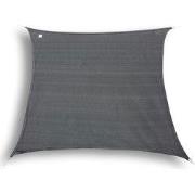 hanSe® Schaduwdoek Vierkant Waterdoorlatend 6x6 m Zonnedoek Grijs