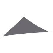 hanSe® Schaduwdoek Driehoek 90° Waterdoorlatend 3x4x5 m Grijs