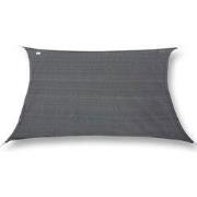 hanSe® Schaduwdoek Rechthoek Waterafstotend 3x4,5 m Zonnedoek Grijs