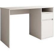 Meubella - Bureau Babot - Wit 1 - 120 cm