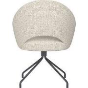 Housecraft Living Mick Eetkamerstoel Draaibaar Metaal Spider Off-White