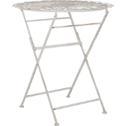 STIFFE - Tuintafel - Gebroken wit - IJzer