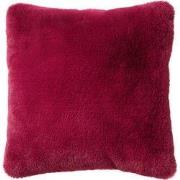 Dutch Decor ZAYA - Kussenhoes 45x45 cm - bontlook - effen kleur - Red ...