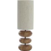 Light & Living - Tafellamp DANIALO - Ø22x67.5cm - Bruin