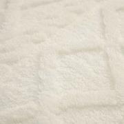 Dekbedovertrekset Jacquard Teddy Whisper White - 140x200/220+1*60x70 c...