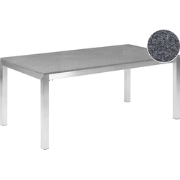 GROSSETO - Tuintafel - Donkergrijs - 180 x 90 cm - Graniet