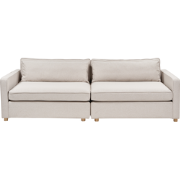 VINSTRA - Driezitsbank - Beige - Polyester