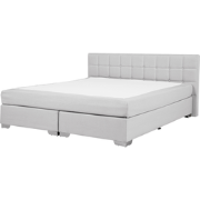 ADMIRAL  - Boxspringbed - Lichtgrijs - 180 x 200 cm - Polyester