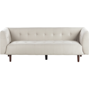 BYSKE - Driezitsbank - Lichtbeige - Polyester