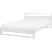GIULIA  - Tweepersoonsbed - Wit - 180 x 200 cm - Dennenhout
