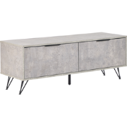 HALSTON  - TV-meubel - Grijs - Vezelplaat