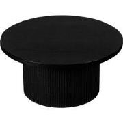 Lewis & Loft Salontafel Laila - FSC® Mangohout - Rond ?70 - Zwart