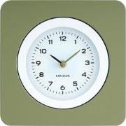 Wandklok New Vintage - Legergroen - 4.4x22x22cm