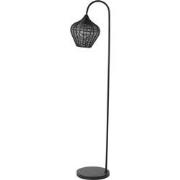 Light & Living - vloerlamp - Alvaro - zwart - metaal - schemerlamp - E...