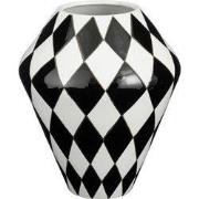 Mica Decorations Vaas Kyle - 27x27x32 cm - Keramiek - Zwart
