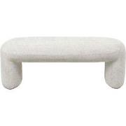 Halbankje Stof Beige - 110x45x40cm - Raven