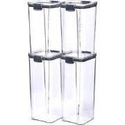 Krumble Voorraadpotten set van 4 - 700 ml + 700 ml + 1800 ml + 1800 ml