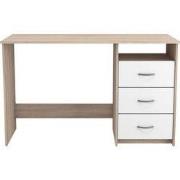 Bureau 1 Nis 3 Lades L123 cm - Aristote