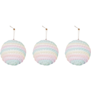 Xmas Hangers- Xmas Balls- Foam- Unicorn Colours-S3- 8cm