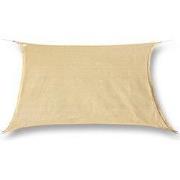 hanSe® Schaduwdoek Rechthoek Waterafstotend 3x6 m Zonnedoek Zand