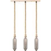Home sweet home touw hanglamp Leonardo 3L Tube - smoke