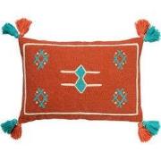 Dutch Decor ZINA - sierkussen 40x60 cm - katoen - met flosjes - Lobste...