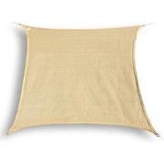 hanSe® Schaduwdoek Vierkant Waterdoorlatend 2,5x2,5 m Zonnedoek Zand