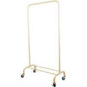 Clothes rack - Wheels - Sand - 80x40x155cm