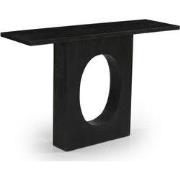 Sidetable Zwart - Mangohout - 120cm - Sidetable Jolijn