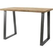 Bartafel Mangohout Licht - 135x70x92cm - Trapeziumpoten