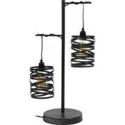 Tafellamp 2-Lichts - Ø14cm - Metaal - Lamp Spindle