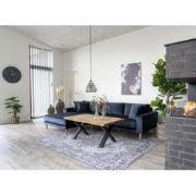 House Nordic Lounge Bank Lido Links Donkerblauw Velvet