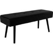House Nordic Bankje Skiby Velvet Zwart