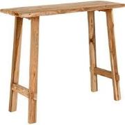 Sidetable Teakhout Naturel - 90x30x80cm - Landelijke Stijl