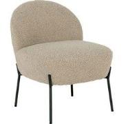 House Nordic Fauteuil Merida Grijs/Bruin