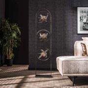 Vloerlamp 3-Lichts - Metaal Zwart - 36x22x160cm