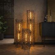 Vloerlamp Cilinder - Zwart Aluminium - 25x25x61cm