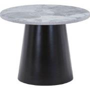 Salontafel Grijs/Zwart - Rond - 60x60x45cm - Brito