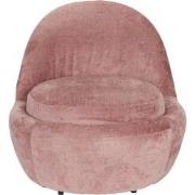 Fauteuil Roze Stof - 61x61x83cm - Nash