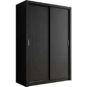Meubella - Kledingkast Blake - Mat Zwart - 150 cm