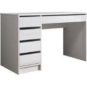 Meubella - Bureau Avio - Wit - 120 cm