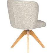 Housecraft Living Stan Eetkamerstoel Draaibaar Hout Off-White