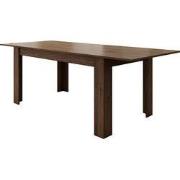 Meubella - Eetkamertafel Uverta - Donker eiken - 220 cm - Uitschuifbaa...