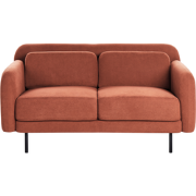 LILAND - Tweezitsbank - Oranje - Polyester