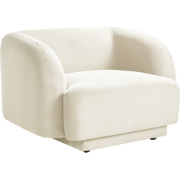 SKJANES - Fauteuil - Lichtbeige - Polyester