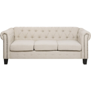 CHESTERFIELD - Chesterfield bank 2-zits - Beige - Polyester