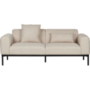 MALMOS - Tweezitsbank - Lichtbeige - Kunstlinnen