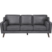 LOKKA - Driezitsbank - Donkergrijs - Kunstleer